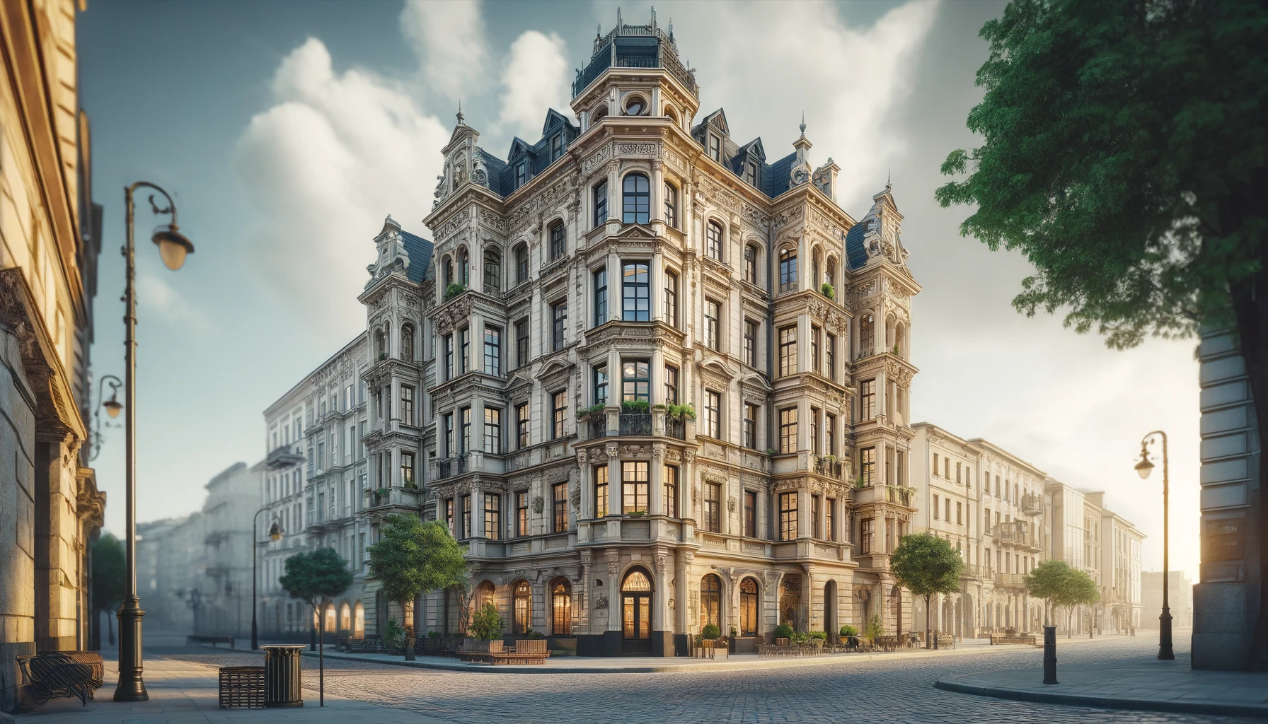 Kamienica w której będą wyceniane mieszkania w Krakowie
