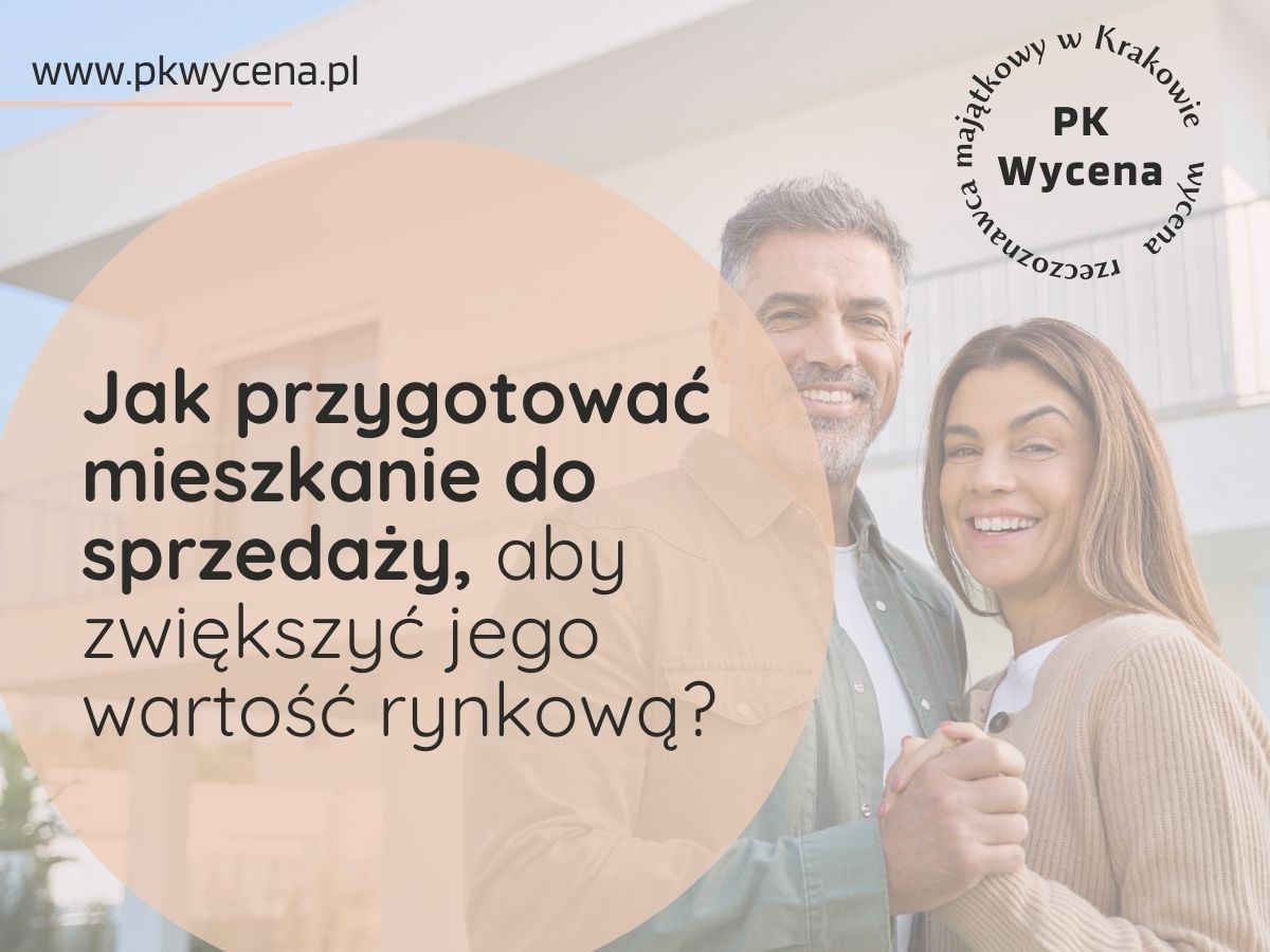 zadowoleni właściciele mieszkania przygotowanego poprawnie do sprzedaży
