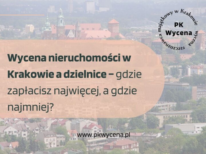 Dzielnice w Krakowie i ich wpływ na koszt i wycenę nieruchomości