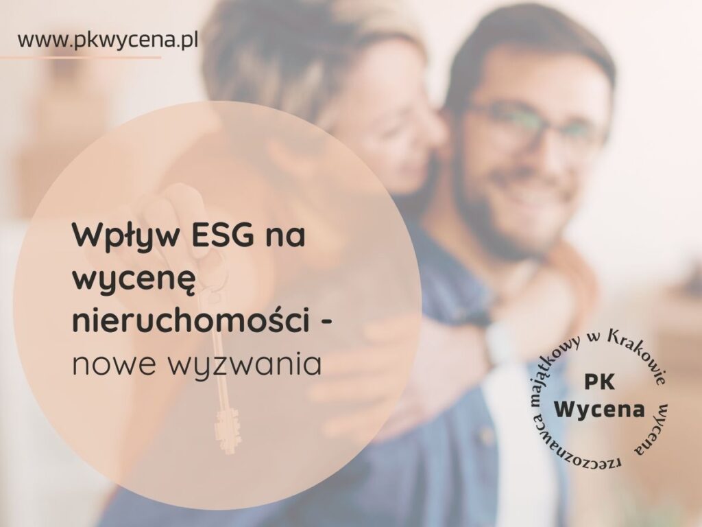 grafika pokazująca Wpływ ESG na wycenę nieruchomości