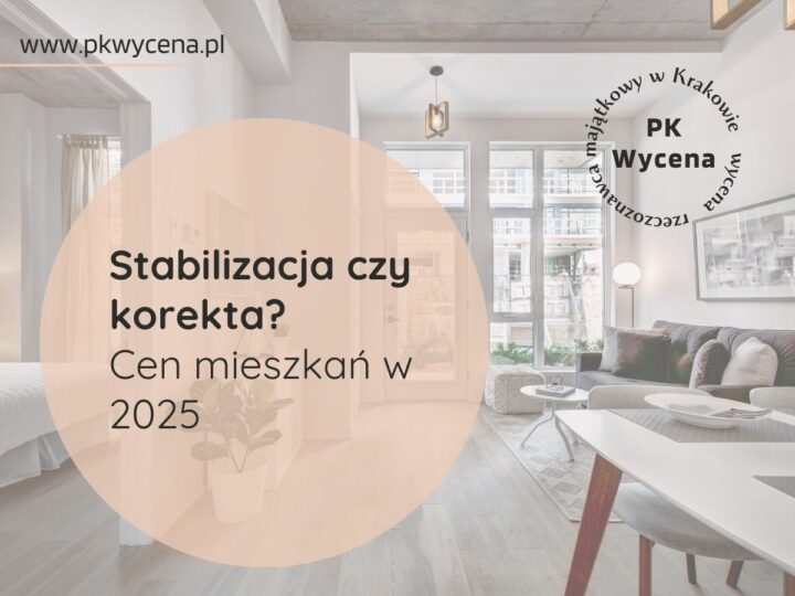 Stabilizacja czy korekta cen mieszkań w 2025 roku? Ekspertyza rzeczoznawcy majątkowego