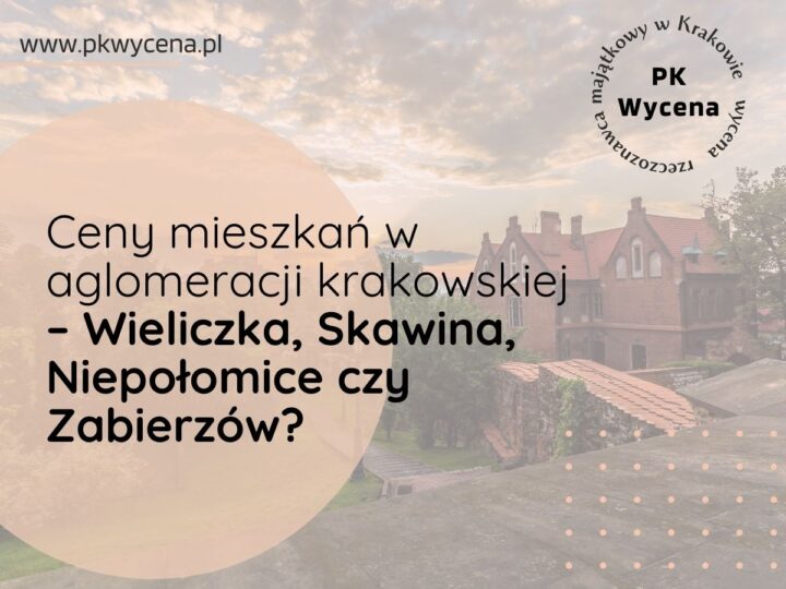 Ceny mieszkań w aglomeracji krakowskiej – Wieliczka, Skawina, Niepołomice czy Zabierzów?