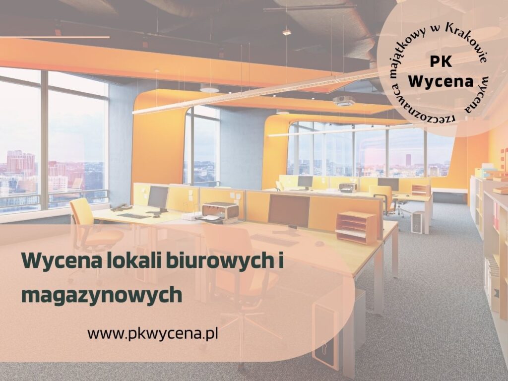 Lokal biurowy przygotowany do wyceny przez rzeczoznawcę z Krakowa