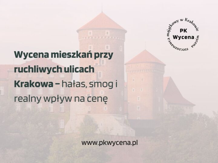 Wycena mieszkań przy ruchliwych ulicach Krakowa – hałas, smog i realny wpływ na cenę