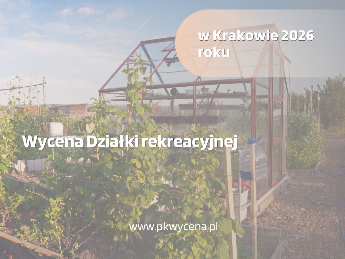 Zdjęcie przedstawiające działkę rekreacyjną w Krakowie